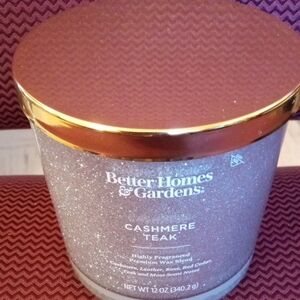 Better Homes & Gardens Cashmere Teak Candle